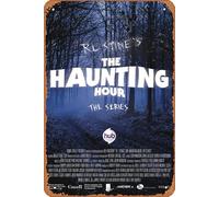 Zuhhgii Poster da parete in metallo R.L. Stine's The Haunting Hour Poster celebrità TV film poster retrò regalo karaoke uomo grotta bar bar bar decorazione vintage decorazioni artistiche cartelli in