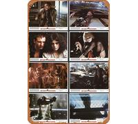Zuhhgii Poster del film Blade Runner Retro Film Targa in latta Cafe Restaurant Home Wall Retro Club Restaurant Man Cave Gift Vintage Metal Sign 30,5 x 20,3 cm.
