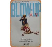 Zuhhgii Poster del film Blow-Up Retro Film Targa in latta Cafe Restaurant Home Wall Retro Club Restaurant Man Cave Gift Vintage Metal Sign 30,5 x 20,3 cm.