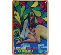 Zuhhgii Poster in metallo con scritta "I Love You, Alice B. Toklas!", stile vintage, 30,5 x 20,3 cm, decorazione da parete per bagno, stile retrò, per bar e caffè
