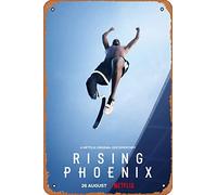 Zuhhgii Poster in metallo vintage con film "Rising Phoenix (Paralympic Games,Documentary"), 20,3 x 30,5 cm, in metallo vintage, per casa, bar, pub, garage, decorazione regalo