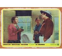 Zuhhgii Poster retrò classico del film SUNDOWNERS 1960 Deborah Kerr Robert Mitchum US Lobby Card 5 Vintage Metal Tin Sign Old TV Film Poster Regalo Karaoke Bar Pub Club Piatti decorativi da parete Man