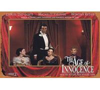Zuhhgii Poster retrò classico del film THE AGE OF INNOCENCE Original Lobby Card 2 Daniel Day-Lewis Michelle Pfeiffer Vintage Metal Tin Sign Old TV Film Poster Regalo Karaoke Bar Pub Club Decorativo