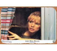 Zuhhgii Poster retrò classico del film THE BIG BLUE Original Lobby Card 6 Luc Besson Robert Garland Scuba Diving Whale Vintage Metal Tin Sign Old TV Film Poster Regalo Karaoke Bar Pub Club Decorativo