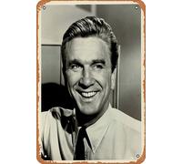Zuhhgii Poster retrò del film Reluctant Astronaut (Leslie Nielsen) 1967, targa in metallo vintage del film vecchio stile vintage, decorazione da parete per bar, karaoke, musica club, ristorante