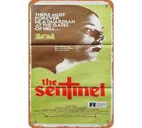 Zuhhgii Poster retrò del film Sentinel, The 1977, targa in metallo vintage del film antico classico cartello in metallo per TV bar regalo karaoke music club ristorante uomo grotta decorazione da