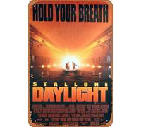 Zuhhgii Poster vintage classico del film Daylight Original One Sheet Movie Sylvester Stallone Amy Brenneman Viggo Mortensen Poster in metallo targa TV poster regalo karaoke bar pub club decorativo