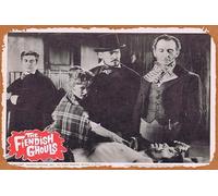 Zuhhgii Poster vintage classico del film The FIENDISH GHOULS Original Lobby Card 4 Peter Cushing Mania Horror Retro Metal Film TV poster regalo karaoke bar pub club piatti decorativi da parete uomo