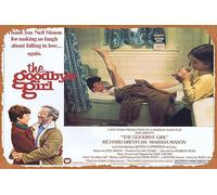 Zuhhgii Poster vintage classico del film The Goodbye Girl Original Lobby Card 3 Richard Dreyfuss Marsha Mason retro metallo TV poster regalo karaoke bar pub club piatti decorativi da parete uomo