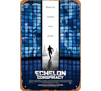 Zuhhgii Poster vintage del film Echelon Conspiracy, poster televisivo regalo decorazione da parete arte per regalo film TV karaoke uomo grotta bar musicali, bar, club e pub 20,3 x 30,5 cm.
