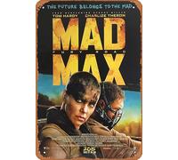 Zuhhgii Poster vintage del film Mad Max - Fury Road 2015 targa in latta, retro del classico vecchio film, targa in metallo, regalo per bar, karaoke club, uomo, grotta, decorazione da parete, 20,3 x