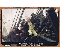 Zuhhgii Poster vintage del film "Master and Commander", targa in metallo originale con immagine di Russell Crowe Paul Bettany (lingua italiana non garantita)