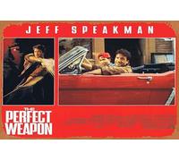 Zuhhgii Poster vintage del film "The perfect weapon", originale biglietto da ingresso 4 arti marziali Jeff Speakman retrò del classico vecchio film poster in metallo cartello TV bar parete club