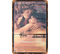 Zuhhgii Poster vintage del film The Prince of Tides Poster originale del film Barbra Streisand Nick Nolte Retro of Classic Old Film Poster Metal Sign TV Bar Wall Club Restaurant Man Cave