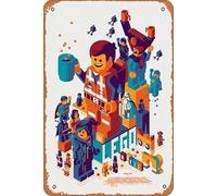 Zuhhgii Poster vintage in metallo con immagine di Ant-Man e la vespa (orizzontale), cartello da cucina, decorazione da parete, bar, caffetteria, garage, casa, divertente targa in latta, idea regalo