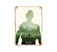 Zuhhgii Poster vintage in metallo con Ryan Ripley Uncharted, 30,5 x 20,3 cm, adatto per la decorazione da parete di bar, caffetteria, garage, grotta