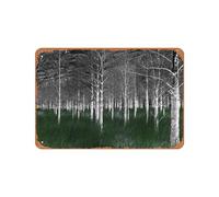 Zuhhgii Poster vintage in metallo con scritta "Anne Corr The Woods Are Lovely, Dark and Deep - Part 1", 30,5 x 20,3 cm, adatto per decorazione da parete di bar, caffetterie, garage, grotte di uomini