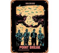 Zuhhgii Poster vintage in metallo - Poster di film Point Break Targa in latta 30,5 x 20,3 cm adatto per decorazione da parete di bar, caffetteria, garage, grotta di uomini
