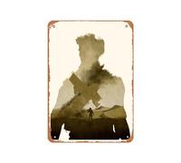 Zuhhgii Poster vintage in metallo - Ryan Ripley Uncharted 3 Textless Edition Targa in latta 30,5 x 20,3 cm, adatta per decorazione da parete di bar, caffetterie, garage, grotte