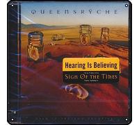 Zuhhgii Queensryche - Hear In The Now Frontier, targa in metallo vintage con musica rock da parete, decorazione da parete, per palestra, piscina, bar, bagno, cortile, garage, pub, 30,5 x 30,5 cm