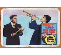 Zuhhgii Retro Classic Old Movie Gene Krupa Story 1960 Sal Mineo Rare Lobby Card 2 Vintage Metal Tin Sign TV Film Poster Regalo Karaoke Bar Pub Club Piatti Decorativi Parete Uomo Grotta Home Decor