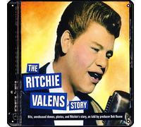 Zuhhgii Ritchie Valens - The Ritchie Valens Story: Hits, Demos inediti, foto e storia di Richie come raccontato dal produttore Bob Keane Metal Signs Vintage Rock Music Wall Decor Man Cave Targa in