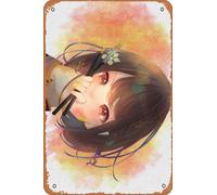 Zuhhgii Shinonome Ena, Cute, Black Hair, Project Sekai Colorful Stage - 20,3 x 30,5 cm Targa in latta retrò