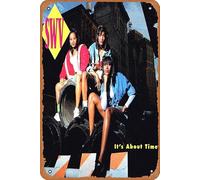 Zuhhgii SWV - Poster con sorelle con voci, 30,5 x 20,3 cm, vintage, in metallo, decorazione per la casa, garage, uomo, grotta, arte da parete.