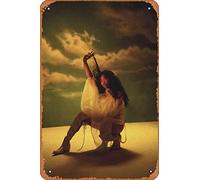 Zuhhgii SZA - Poster in metallo retrò con scritta "Midnight", divertente, vintage, decorazione da parete, per musica, caffè, bar, ristorante, supermercato, negozio, film, idea regalo, 20 x 30 cm