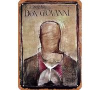 Zuhhgii Targa decorativa in metallo retrò con immagine di Don Giovanni e Opera Polacca, 20,3 x 30,5 cm, per garage, bar, cinema, soggiorno, camera da letto, decorazione retrò