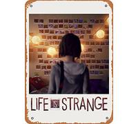 Zuhhgii Targa in latta Art Deco con immagine di Polaroid Games Game Game di ruolo e anime Life is Strange - 20,3 x 30,5 cm