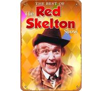 Zuhhgii Targa in latta con motivo film The Red Skelton Show, vintage, in metallo, per bar, pub, negozi, decorazione da parete, divertente, per uomini e donne, 20 x 30 cm, poster artistico.