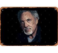 Zuhhgii Targa in latta retrò con scritta in lingua inglese "Sir Tom Jones" (lingua italiana non garantita), divertente targa in metallo, con scritta in lingua inglese "Sir Tom Jones" (lingua italiana