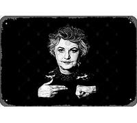 Zuhhgii Targa in latta retrò Dorothy Zbornak Run the Jewels /// Bea Arthur Tribute Vintage Funny Novelty Metal Signs Man Cave segni umoristici film musica bar Art poster stampa retrò decorazione da