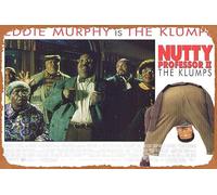 Zuhhgii Targa in latta retrò NUTTY PROFESSOR II THE KLUMPS Original Lobby Card 2 Eddie Murphy Classic Movie TV Poster Decor Wall Art Painting Poster Musical Bar Pub Cafe Wall Kitchen Bathroo Poster