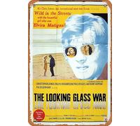 Zuhhgii Targa in latta retrò The Look Glass War, poster del film Christopher Jones John Le Carre, retro del film classico vecchio cinema, targa in metallo, decorazione da parete per TV bar, uomo