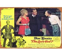 Zuhhgii Targa in latta retrò THE LOVE GOD Original Lobby Card 6 Don Knotts Anne Francis Retro of Classic Old Film Poster Targa in metallo TV Bar Man Cave Wall Decor 20,3 x 30,5 cm