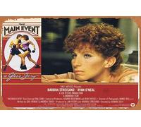 Zuhhgii Targa in latta retrò THE MAIN EVENT Original Lobby Card 7 Barbra Streisand Ryan O'Neal retrò del classico vecchio film poster metallo cartello TV bar uomo grotta decorazione da parete 20,3 x
