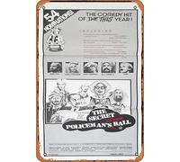 Zuhhgii Targa in latta retrò "The Secret POLICEMAN'S OTHER BALL" originale poster del film John Cleese Barry Humphries retrò del classico vecchio film poster metallo TV bar uomo grotta decorazione da