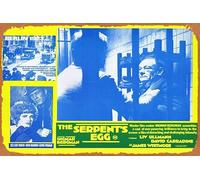 Zuhhgii Targa in latta retrò "The Serpent's Egg", originale Australian Lobby Card 1 Ingmar Bergman, poster in metallo retrò del vecchio film, decorazione da parete, 20 x 30 cm.