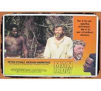 Zuhhgii Targa in latta vintage con immagine di Peter O'Toole Richard Roundtree 5 Man Friday 1975, retro del classico vecchio film, cartello in metallo per bar, karaoke, decorazione da parete, 20,3 x