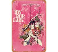 Zuhhgii Targa in latta vintage con scritta "My Fair Lady 1964", retro del classico vecchio film, cartello in metallo, per bar, karaoke, decorazione da parete, 20,3 x 30,5 cm.