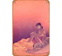 Zuhhgii Targa in latta vintage retrò con scritta "Blade Runner Movie Series", poster artistico classico del film, decorazione artistica da parete, regalo per donne e uomini, 20,3 x 30,5 cm.