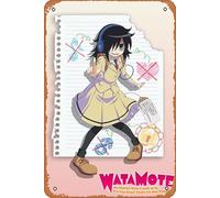 Zuhhgii Targa in latta vintage Watashi ga Motenai no wa Dou Kangaetemo Omaera ga Warui! Poster decorativo da parete con musica per bar, pub, caffetteria, parete, cucina, bagno, karaoke, decorazione