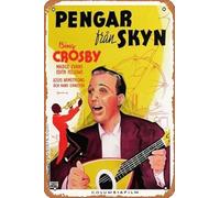Zuhhgii Targa in metallo con Pennies from Heaven (1936), decorazione divertente per casa, bar, pub, caffetteria, fattoria, 30,5 x 20,3 cm