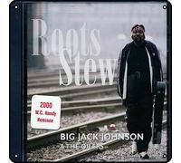 Zuhhgii Targa in metallo con scritta "Big Jack Johnson & The Oilers", in metallo, stile vintage, decorazione da parete con musica rock e uomo, per palestra, piscina, bar, bagno, cortile, garage, pub
