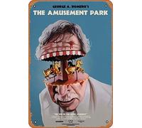 Zuhhgii Targa in metallo con scritta "George A. Romero's The Amusement Park (Michael Gornick, Lincoln Maazel), in metallo, stile vintage, per casa, bar, pub, garage, decorazione per casa, bar, pub