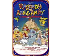 Zuhhgii Targa in metallo dall'aspetto vintage Raggedy Ann & Andy: A Musical Adventure 1977, decorazione artistica da parete in metallo, 20,3 x 30,5 cm