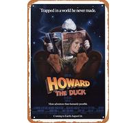 Zuhhgii Targa in metallo del film Howard the Duck (1986), decorazione artistica da parete in latta - 20,3 x 30,5 cm
