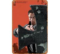 Zuhhgii Targa in metallo retrò a tema anime - Human TARGET #11 B MIKEL JANIN - Targa in metallo per musica, bar, ristorante, supermercato, film, idea regalo, 20 x 30 cm.